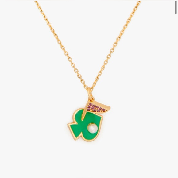 kate spade Jewelry - Kate Spade Hole In One Charm Pendant Necklace